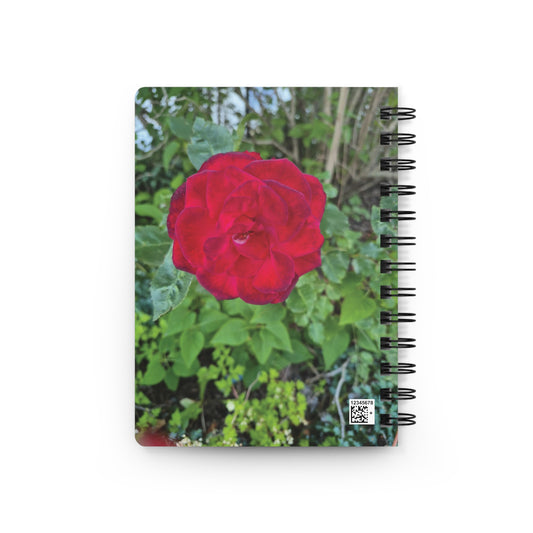 Floral Spiral Bound Journal - Nature-Inspired Diary for Garden Lovers, Notebook, Gift, Writing, Scrapbooking