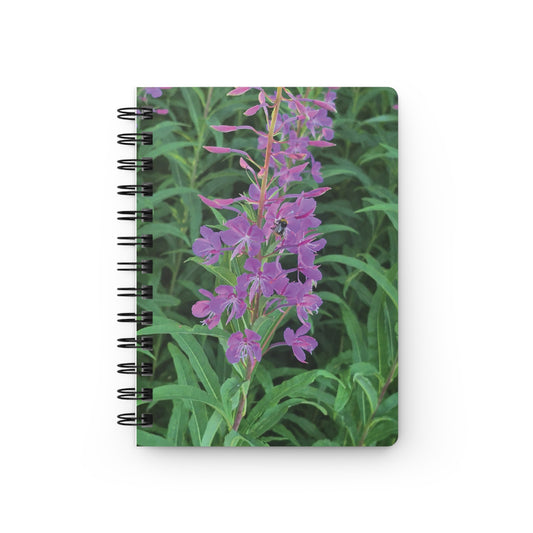 Floral Spiral Bound Journal - Nature-Inspired Diary for Garden Lovers, Notebook, Gift, Writing, Scrapbooking