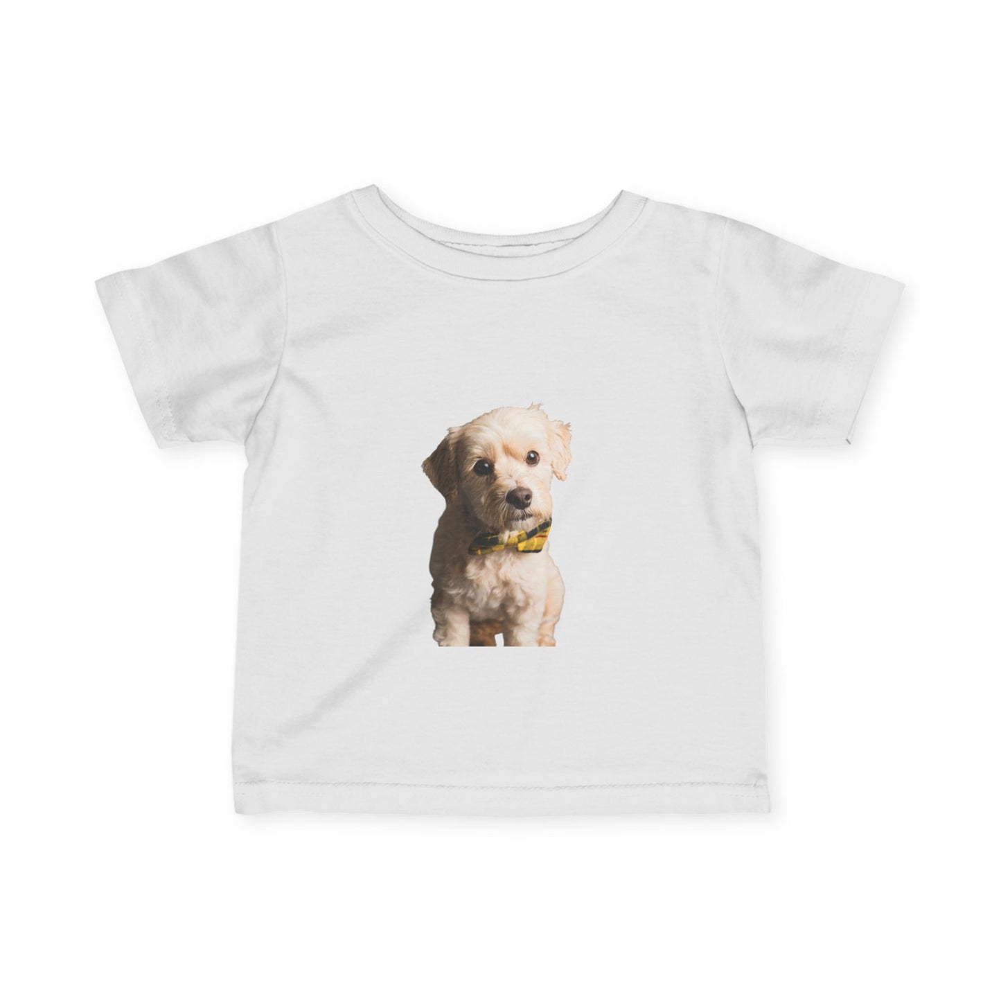 Cute Puppy Infant Tee, Baby Dog T-Shirt, Gift for New Parents, Infant Clothing, Pet Lover's Baby Wear
